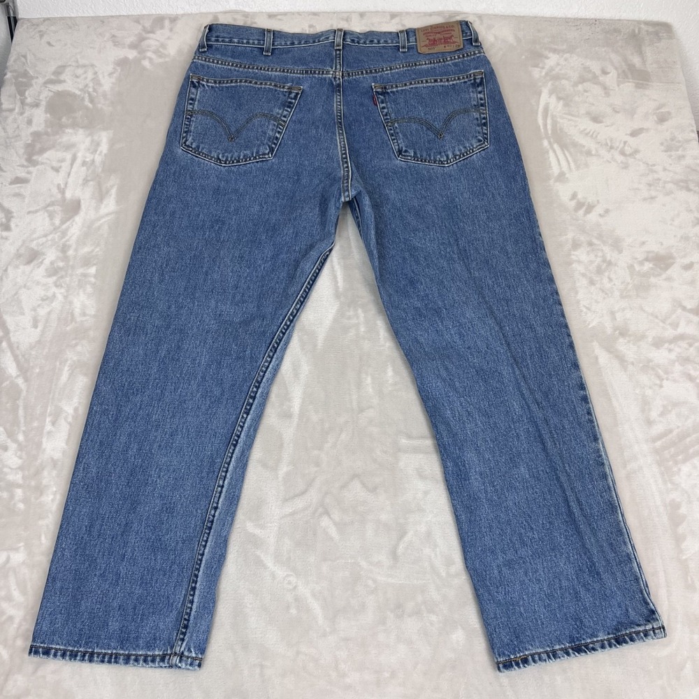 Vintage Levis 505 Jeans Mens 40x29 Blue Denim Straight Workwear‎ Americana Y2K - Picture 9 of 11